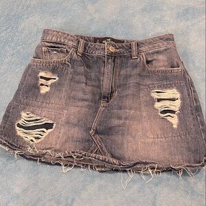 Hollister Denim Mini Skirt